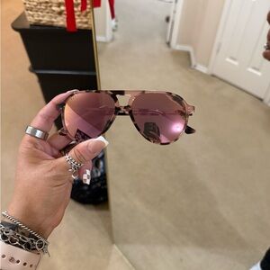 Diff Eyewear Rose-Tinted Sunglasses